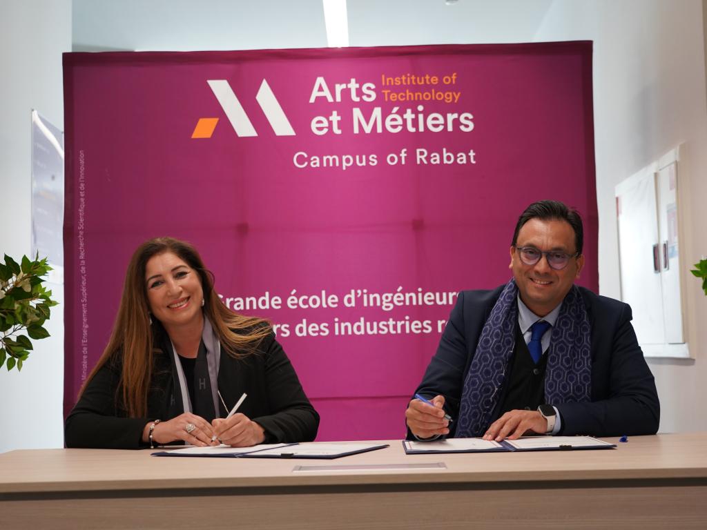L’École Arts et Métiers – campus de Rabat a tenu son 6ᵉ Conseil d’Administration, marqué par des décisions stratégiques majeures, la signature d’un partenariat industriel avec SEBN-MA et l’organisation d’une conférence-débat dédiée au développement de l’écosystème ferroviaire national à l’horizon du Plan Rail Maroc 2040.