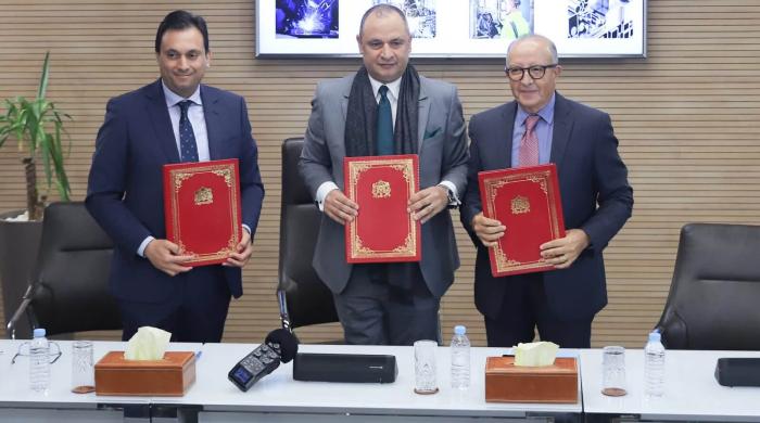 Signature de 4 conventions portant sur l’accompagnement des lauréats de l’École Arts et Métiers de Rabat par le privé 