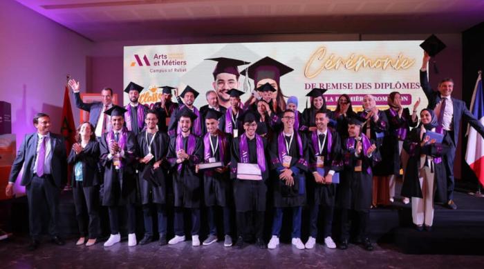 Arts et Métiers Campus of Rabat Honors First Bachelor Graduates in Industry Technologies