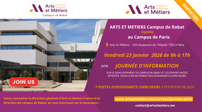 7 postes d’Enseignants chercheurs à pourvoir en 2026